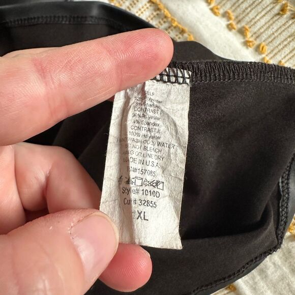 Find Me Plus Women’s Black Long-Sleeve Faux Leather Bodycon Style Dress Size XL - Picture 9 of 9